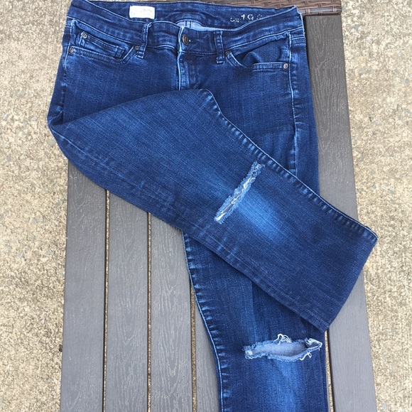 GAP sz 28 (6r) Ladies mid rise skinny jeans NICE! - Picture 4 of 8